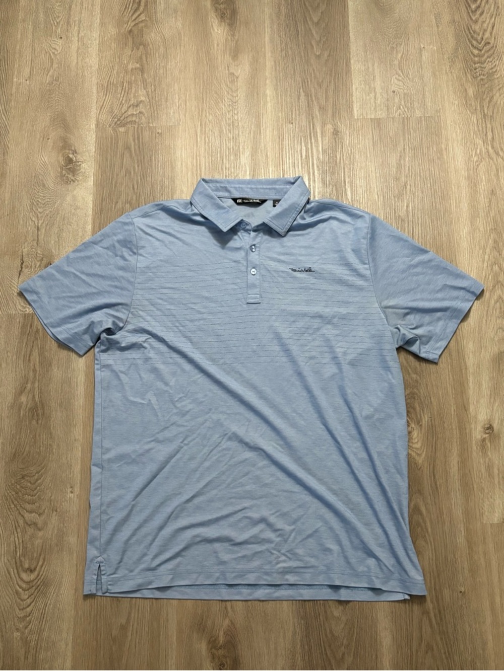 Travis Mathew Sky Blue Men's Polo